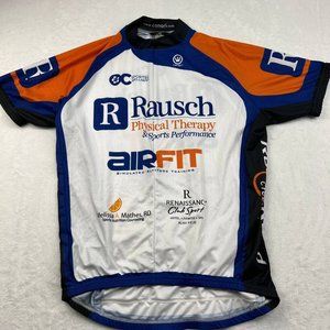 Canari Large Rausch Airfit Rock n' Road Cyclery Cycling Jersey White‎ Sports Men